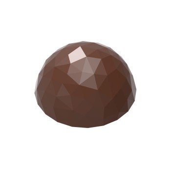 12024 CW Поликарбонатная форма для шоколада Sphere facet 30 mm