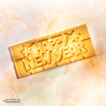 12026 CW Поликарбонатная форма для шоколада Tablet Happy New Year