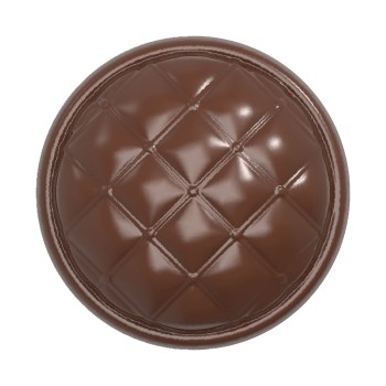 12043 CW Поликарбонатная форма для шоколада Chesterfield chocolate bomb Ø 50mm