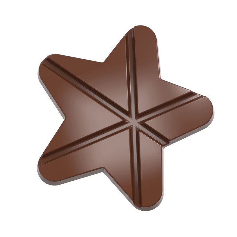 12045 CW Поликарбонатная форма для шоколада Star