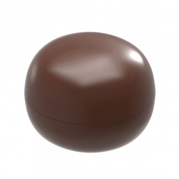 12094 CW Поликарбонатная форма для шоколада Squeezed hemisphere
