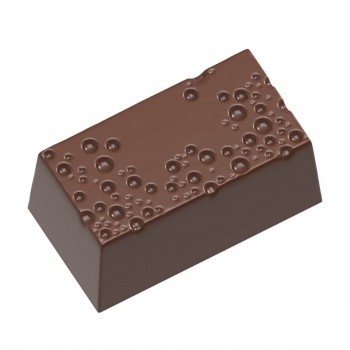 12097 CW Поликарбонатная форма для шоколада Cube with bubbles