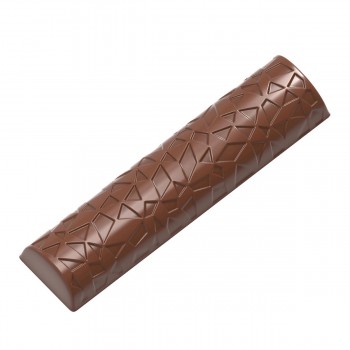 12105 CW Поликарбонатная форма для шоколада Semicircular bar with ice shards