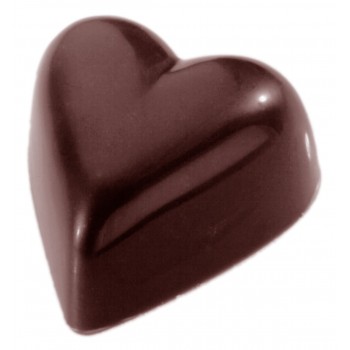 1417 CW Поликарбонатная форма для шоколада Heart