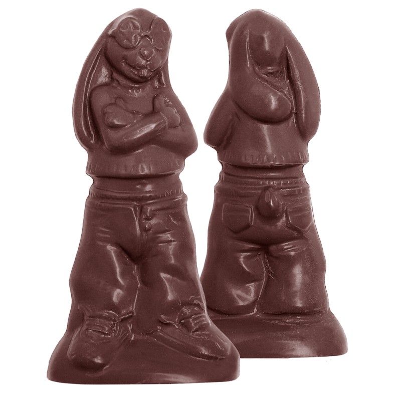 1515 CW Поликарбонатная форма для шоколада Rapper Rabbit