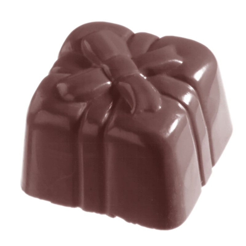 1528 CW Поликарбонатная форма для шоколада Present box small