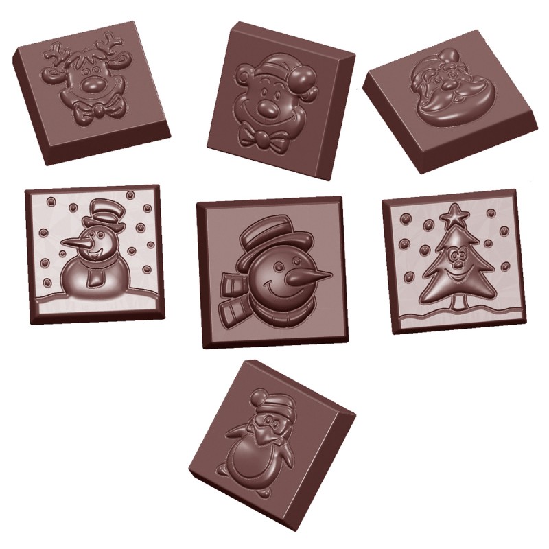 1660 CW Поликарбонатная форма для шоколада Napolitain
