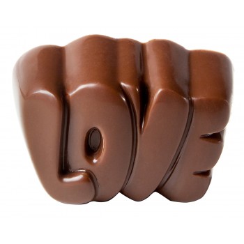 1744 CW Поликарбонатная форма для шоколада Love praline