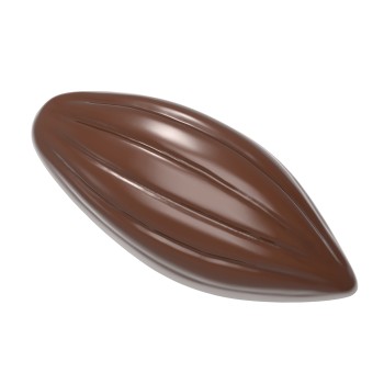 1798 CW Поликарбонатная форма для шоколада Cocoa pod with 6 lines