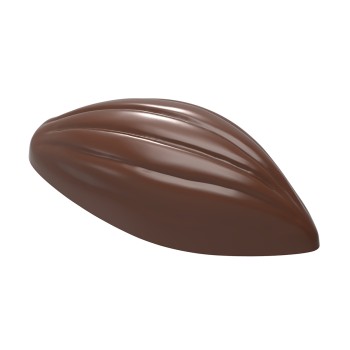1798 CW Поликарбонатная форма для шоколада Cocoa pod with 6 lines