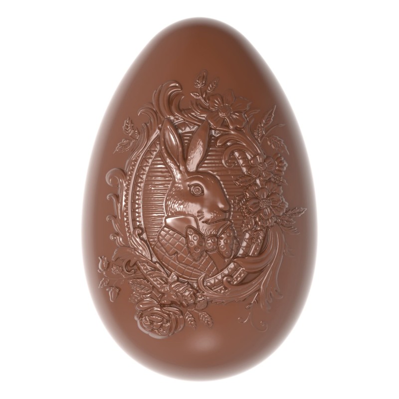 1889 CW Поликарбонатная форма для шоколада Egg Belle-époque 