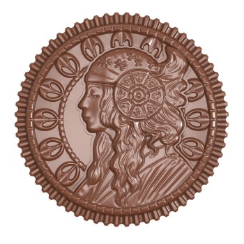 1895 CW Поликарбонатная форма для шоколада  caraque Venus & Diana 
