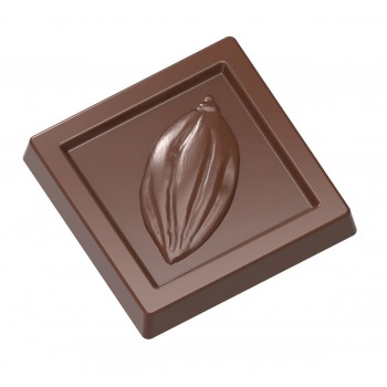 1901 CW Поликарбонатная форма для шоколада Caraque cocoa bean
