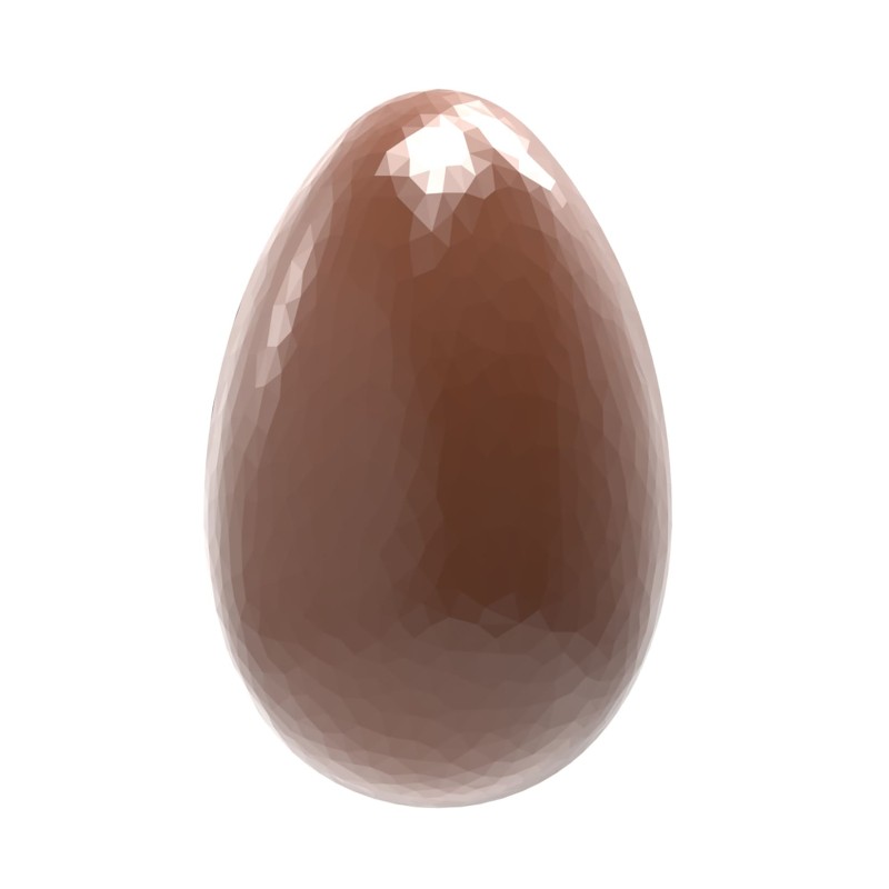 1910 CW Поликарбонатная форма для шоколада Egg facet