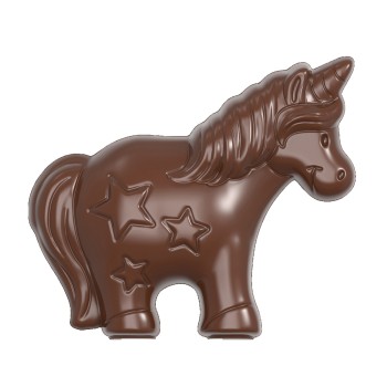 1933 CW Поликарбонатная форма для шоколада Unicorn