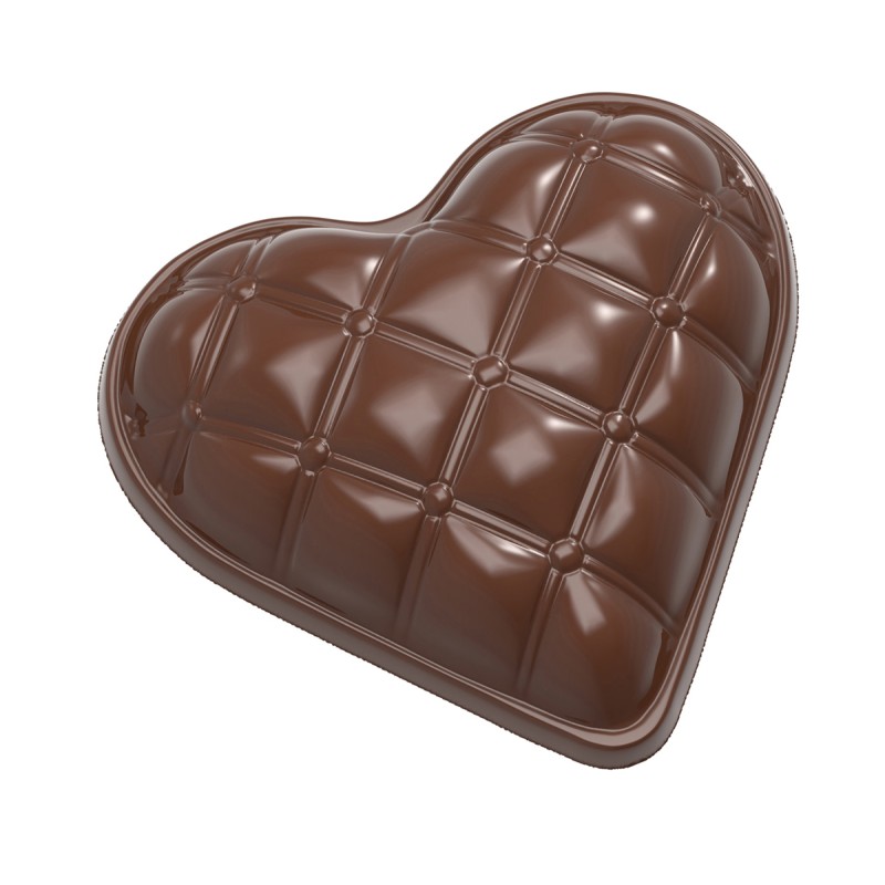 1945 CW Поликарбонатная форма для шоколада Bonbonniere heart Chesterfield