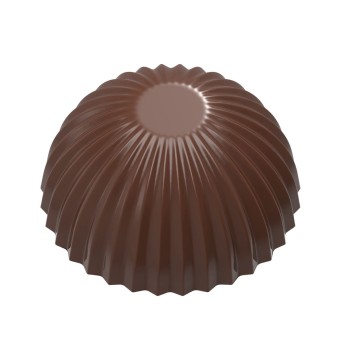 1967 CW Поликарбонатная форма для шоколада Bottom part egg pleated 