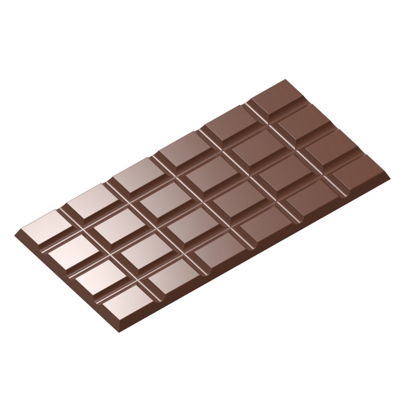 2437 CW Поликарбонатная форма для шоколада Tablet 4x6 rectangle