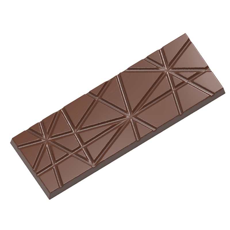 2450 CW Поликарбонатная форма для шоколада Tablet with Stripes