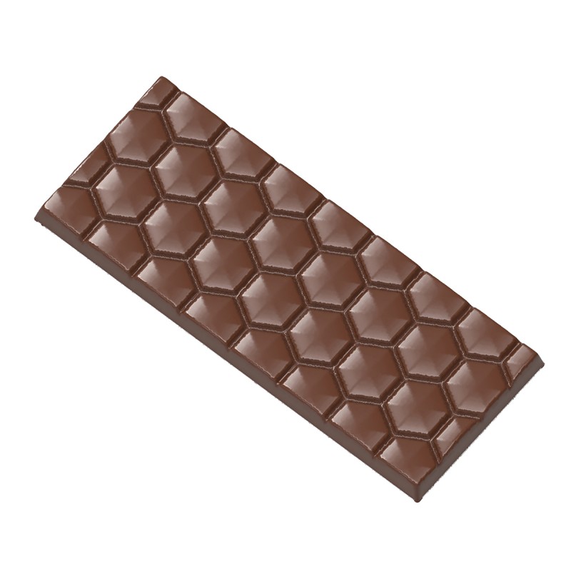 2454 CW Поликарбонатная форма для шоколада Tablet honeycomb